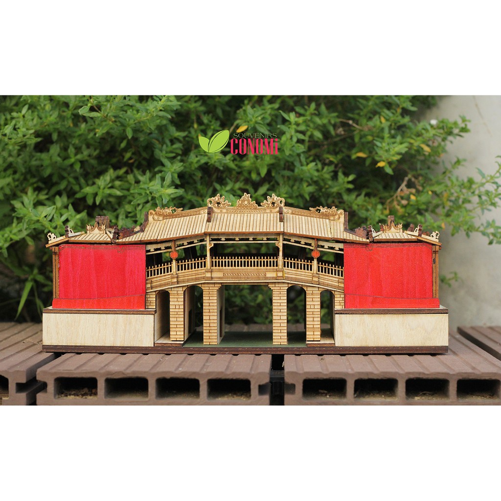 MÔ HÌNH CHÙA CẦU HỘI AN 3D