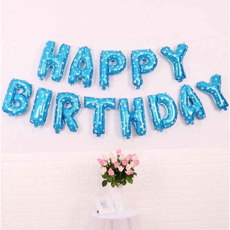 Bong bóng lá nhôm 16 inch trang trí tiệc sinh nhật