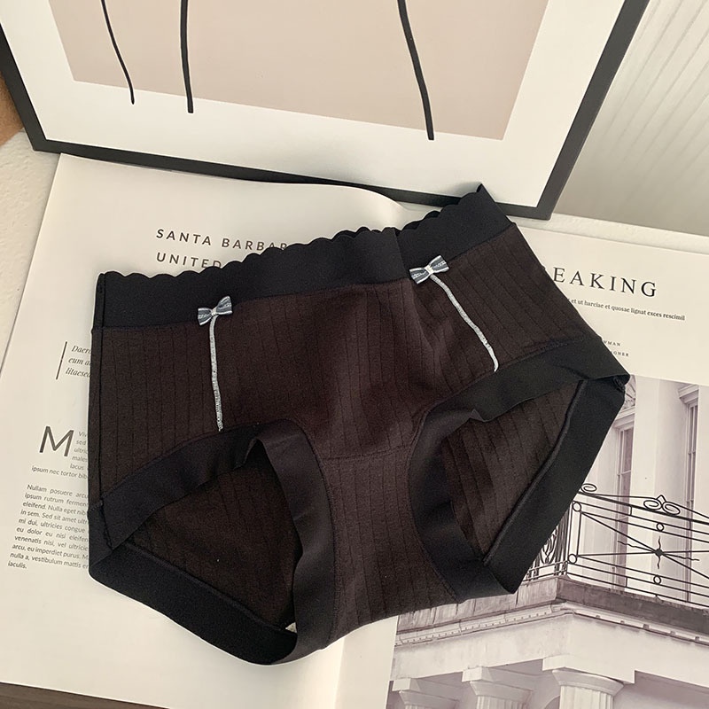 Quần Lót Nữ Không Đường May Phối Nơ Xinh Xắn