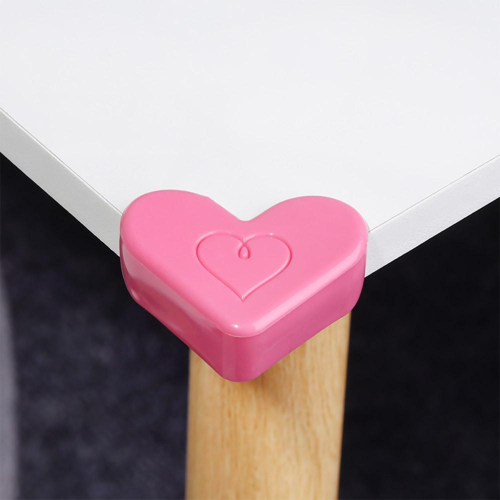 Bộ 4 Miếng Bọc Cạnh Bàn Hình Trái Tim Bảo Vệ An Toàn Cho Bé