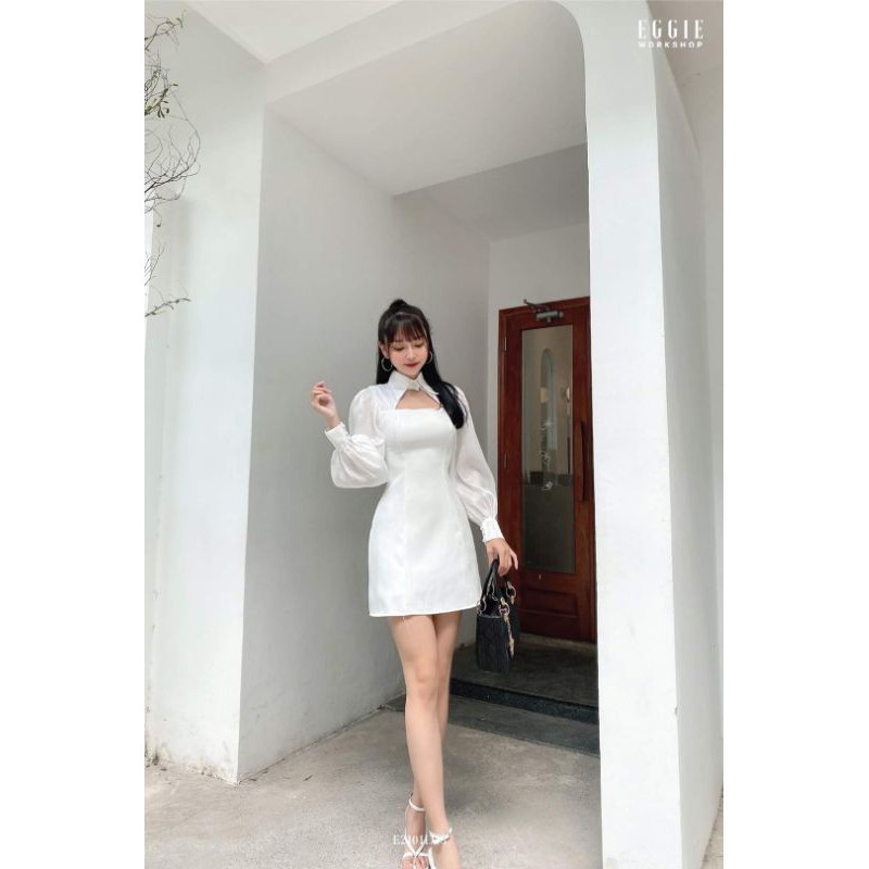 Đầm dự tiệc tay phồng bóng kính Oba Dress | BigBuy360 - bigbuy360.vn