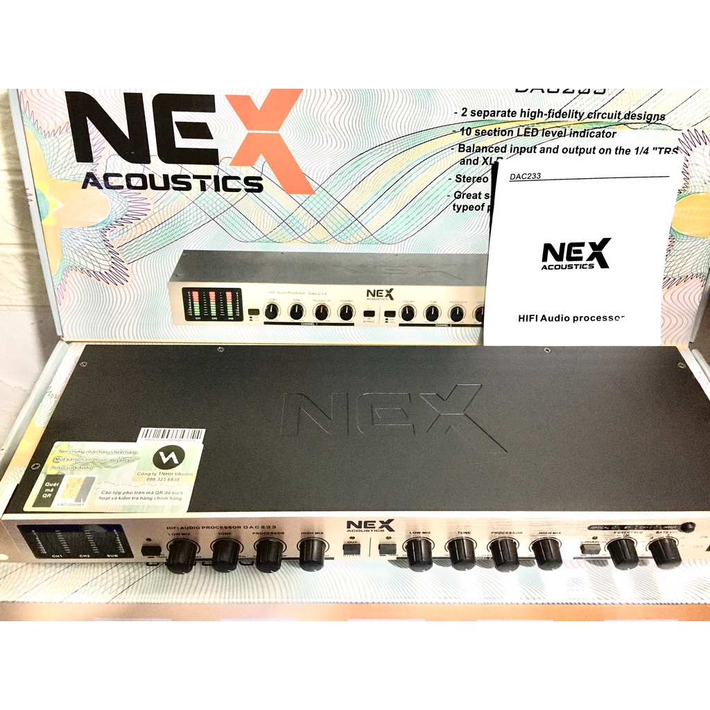 Nâng Tiếng DAC 233 THẾ HỆ 2022 CÓ BLUETOOTH,QUANG HỌC OPTICAL Tăng Uy Lực Bass Căng, Treb Sáng Cho Dàn Karaoke Nghe Nhạc