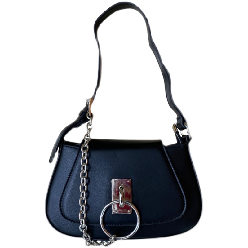 IELGY Túi đeo vai kẹp nách IELGY phối dây xích thời trang dễ phối đồ cho nữ