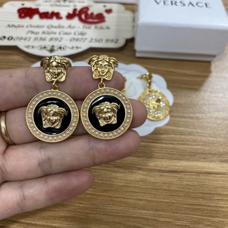 Bông tai versace cao cấp