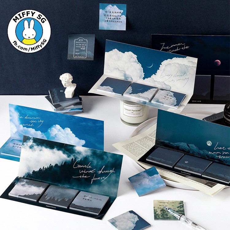 Series Sticky-note SUN, MOON AND STARS