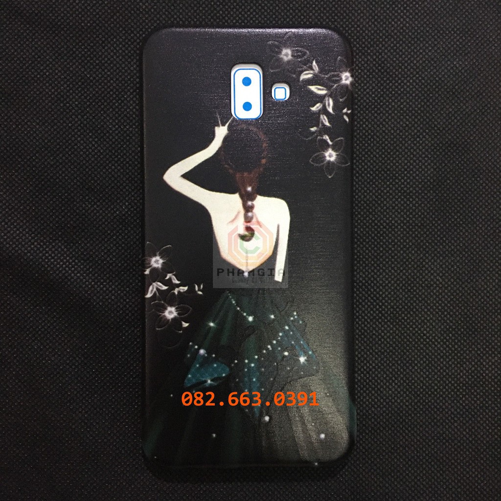 Ốp lưng dẻo in hình cô gái đẹp điện thoại Samsung Galaxy J7 J6 J4 Plus J8 A6 A7 A8 A9 2018 J7 Prime
