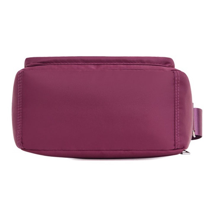 Túi đeo chéo nữ vải dù trần trám 4 ngăn chống nước, phong cách Hàn Quốc Size 24cm
