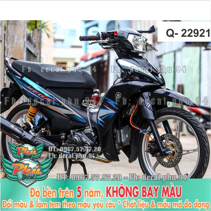 Tem rời Sirius FI đời đầu xe đen (P) -1