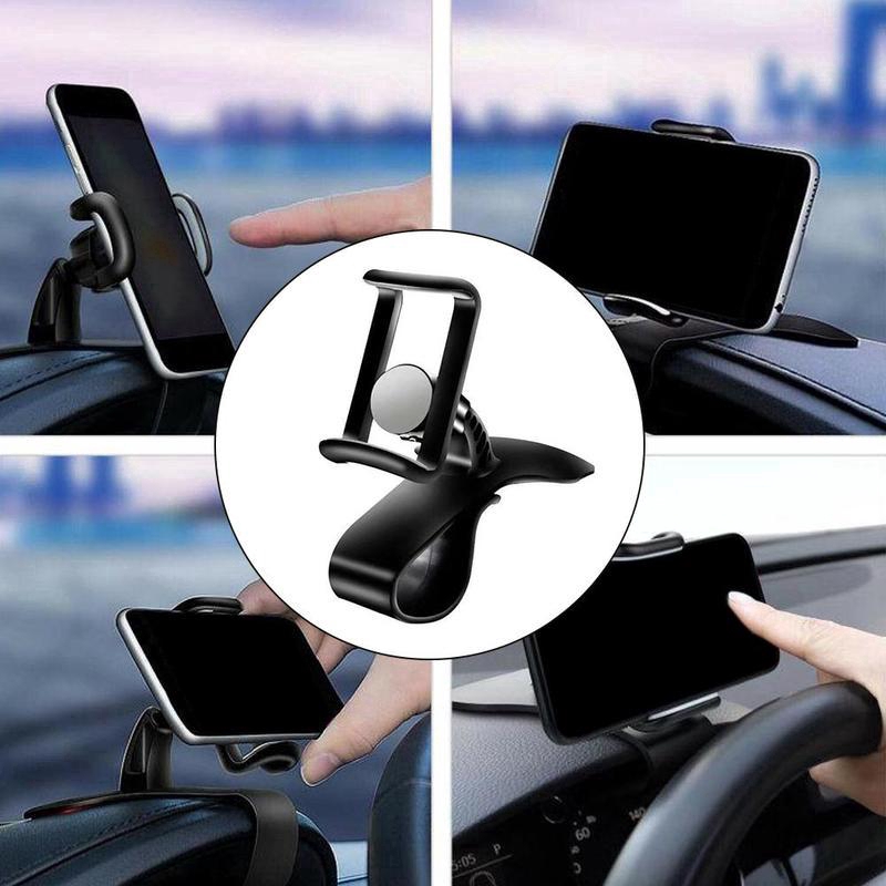 Giá Đỡ Điện Thoại Loại HUD Xoay 360 Độ Thông Minh 3.5-6.3 Inch Gắn Bảng Điều Khiển Xe Hơi