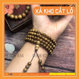 Vòng trầm đeo tay 108 hạt 6 Ly - Vòng gỗ Trầm cao cấp - Vòng đeo tay phong thủy mang lại bình an - shopthanhliemr