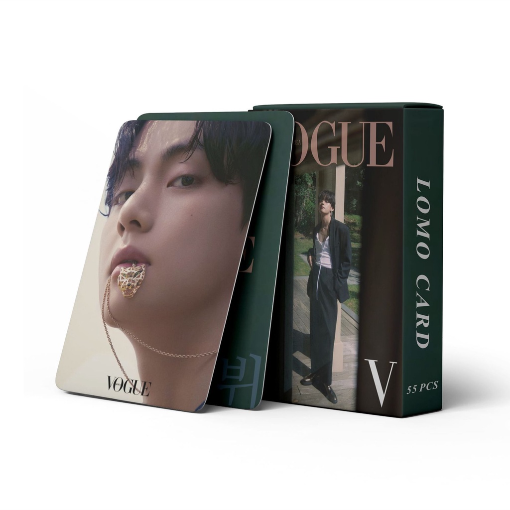 Hộp 55 Ảnh Thẻ LOMO Nhóm Nhạc BTS V 2022