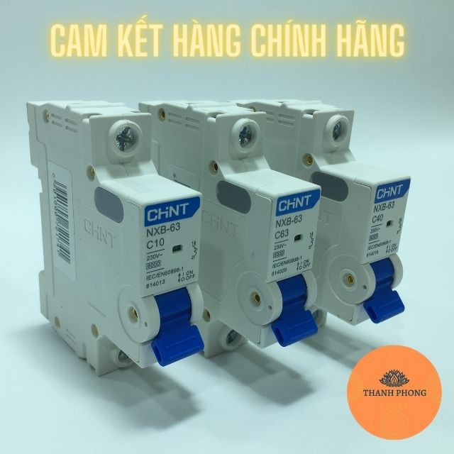 Aptomat MCB 1 Pha NXB-63 Chint Chính Hãng Bảo Hành 12 Tháng