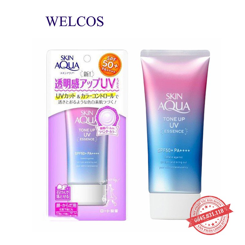 Kem Chống Nắng Skin Aqua Tone up UV Essence Nhật Bản 80m CS50