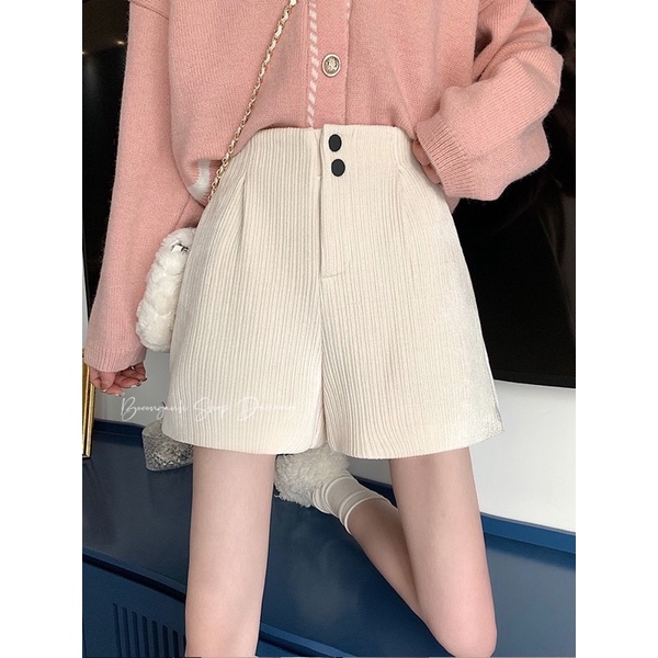 Quần Đùi Nhung Lưng Cao #6575 1681273 Hàng Quảng Châu