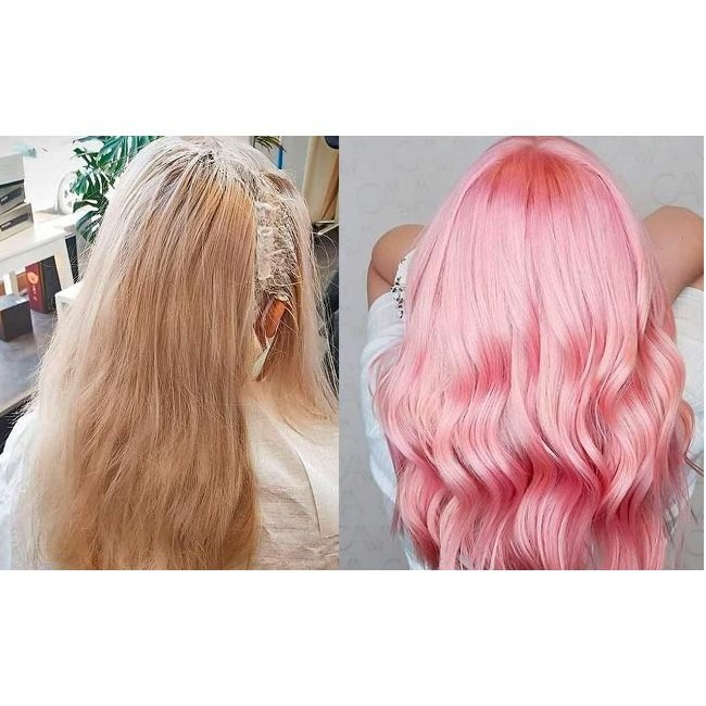 Tuýp Kem Nhuộm Tóc Màu Pink Hồng TPLUS 0/65 Hair Dye Coloring