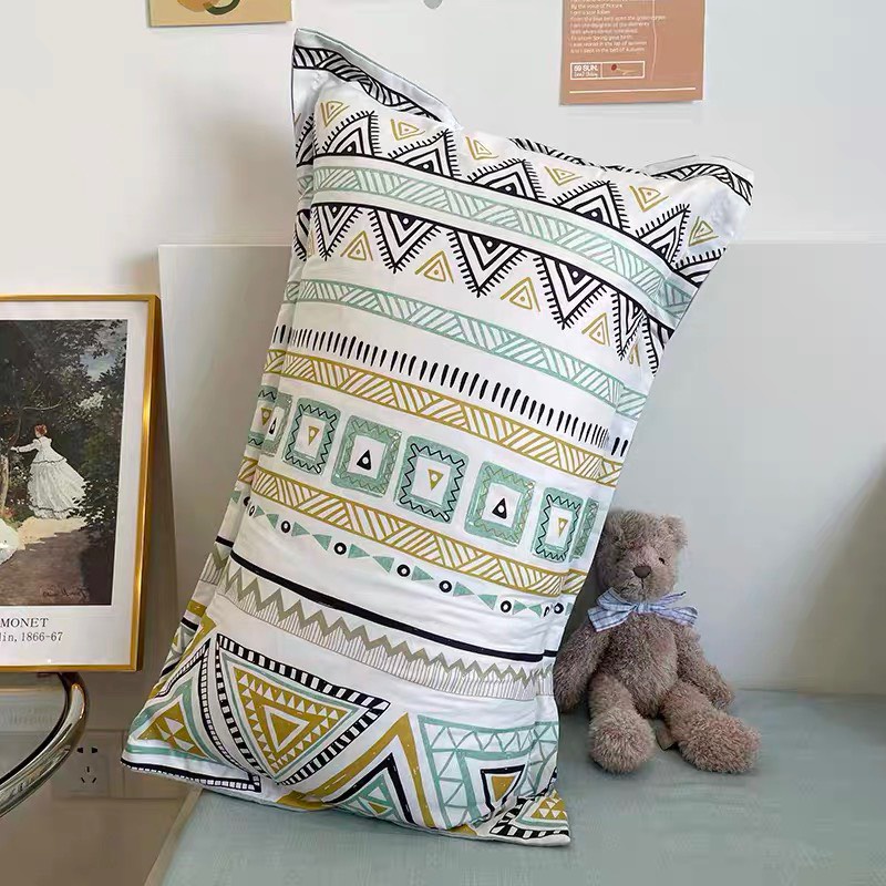 Bộ chăn ga gối chất cotton poly nhập khẩu họa tiết hoa lá cành - chăn ga Hàn Quốc đủ size miễn phí bo chun | BigBuy360 - bigbuy360.vn