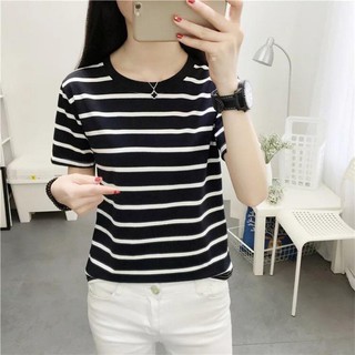 Áo phông kẻ ngang big size 2XL