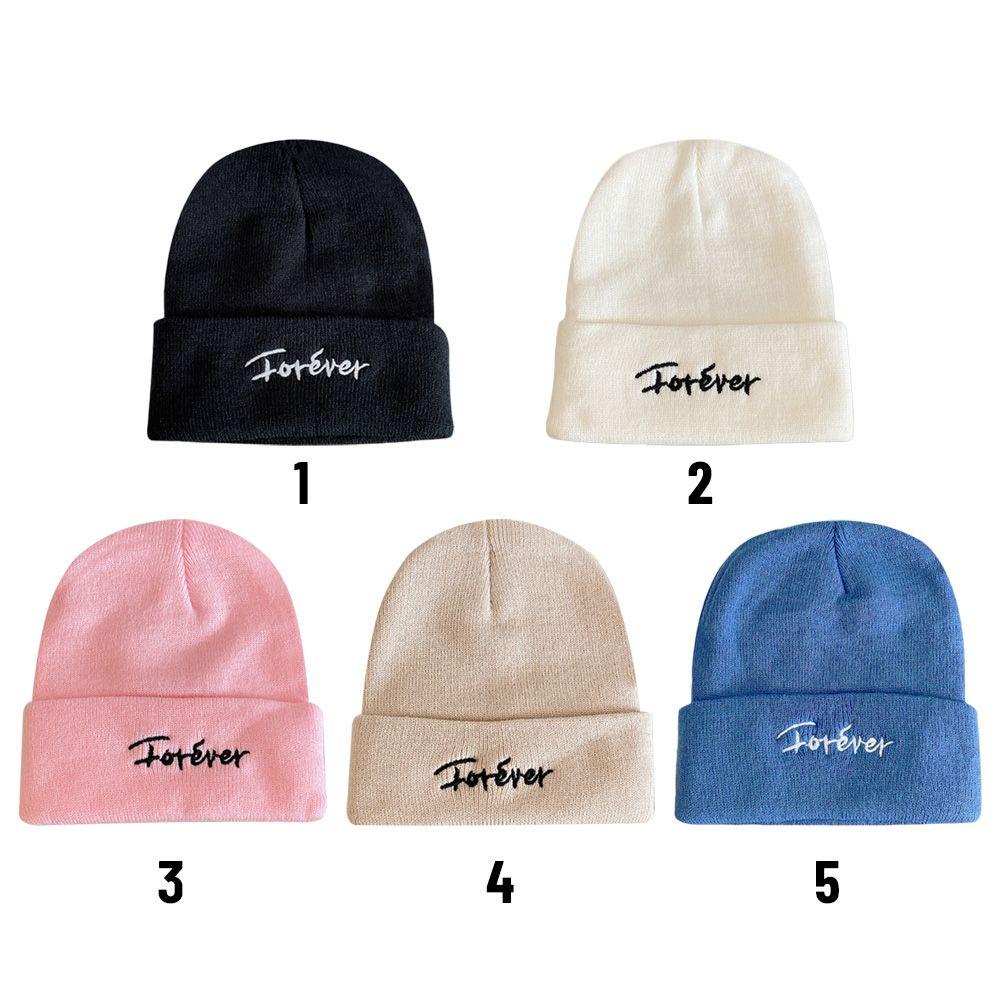 Mũ Len Beanie Nữ 5 Màu Trơn Dễ Thương