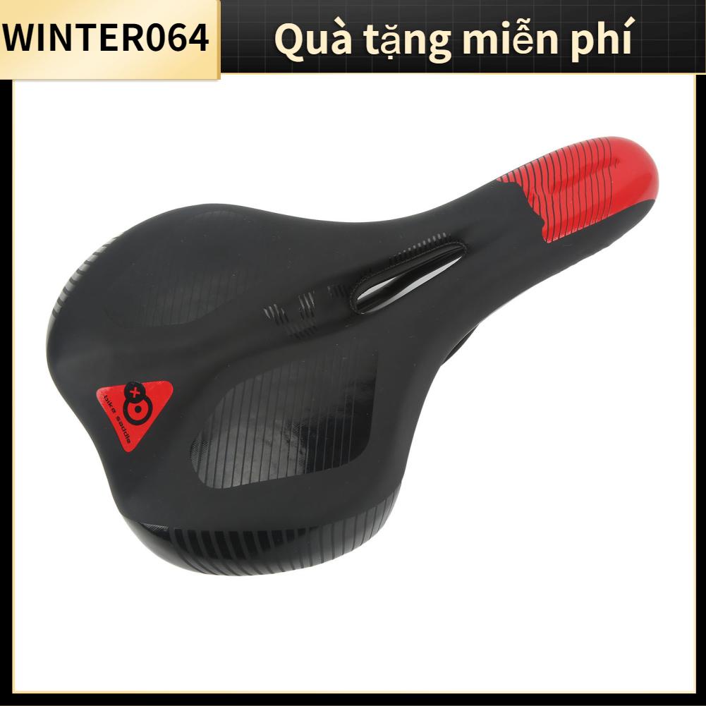 Yên Xe Đạp Active Đen Đỏ, Yên Xe Thể Thao Siêu Êm Siêu Mềm, Có Rãnh Thoáng Khí Winter064