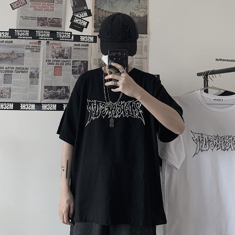 [Mã FAMARAL1 giảm 10K đơn 50K] Áo thun tay lỡ form rộng unisex Tiger.86 AFR262