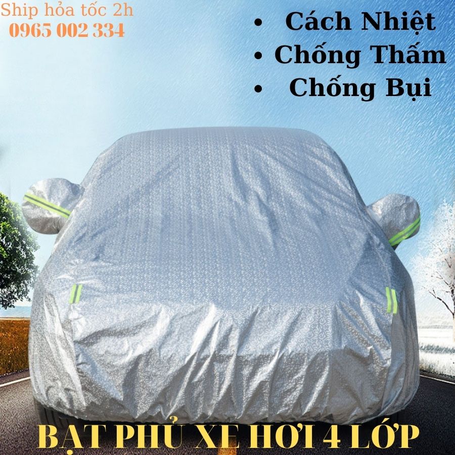 bạt phủ xe hơi, bat trum xe oto, bạt trùm ô tô chống nắng xe Toyota, bạt phủ xe ô tô 7 chỗ chống mưa