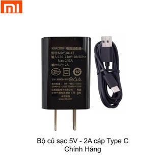 Bộ Củ + Cáp Sạc 2A Xiaomi Type C Cho Các Dòng Máy Xiaomi - Hàng Nhập Khẩu