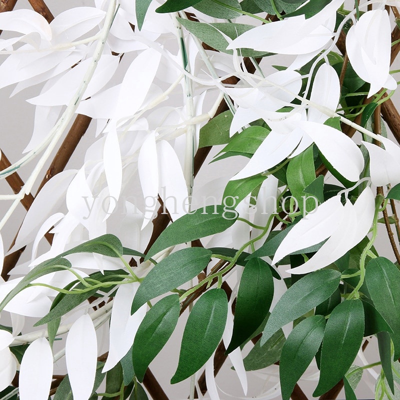 Dây Lá Liễu Nhân Tạo Bằng Nhựa Dùng Trang Trí Nhà Cửa / Tiệc Cưới