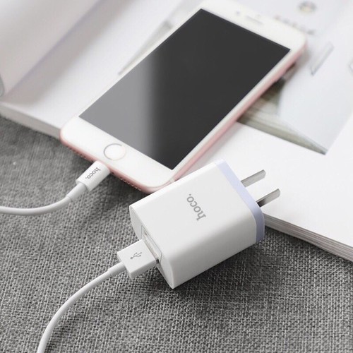 Củ Sạc Hoco C52/C52A💝CAO CẤP💝Cốc Sạc Nhanh 2 Cổng USB Ổn Định Điện Áp - Bảo Hành Chính Hãng 12T