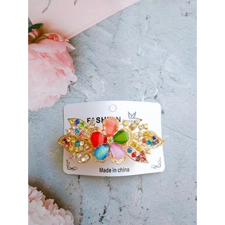 kẹp tóc phía sau đính đá lấp lánh 8cm