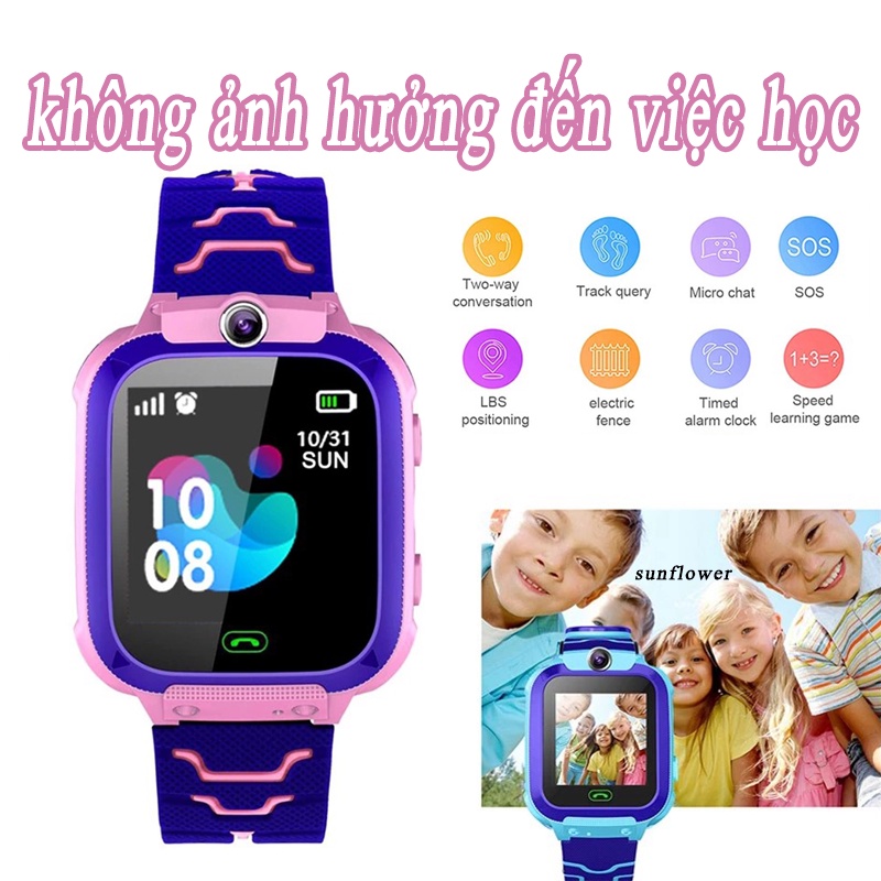 Đồng Hồ Thông Minh Q12 Chống Nước Lbs Theo Dõi Trẻ Em