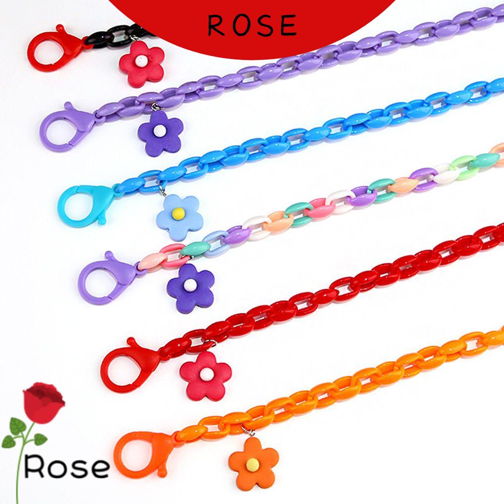 Dây Đeo Khẩu Trang Bằng Acrylic Chống Thất Lạc Nhiều Màu Sắc Thời Trang
