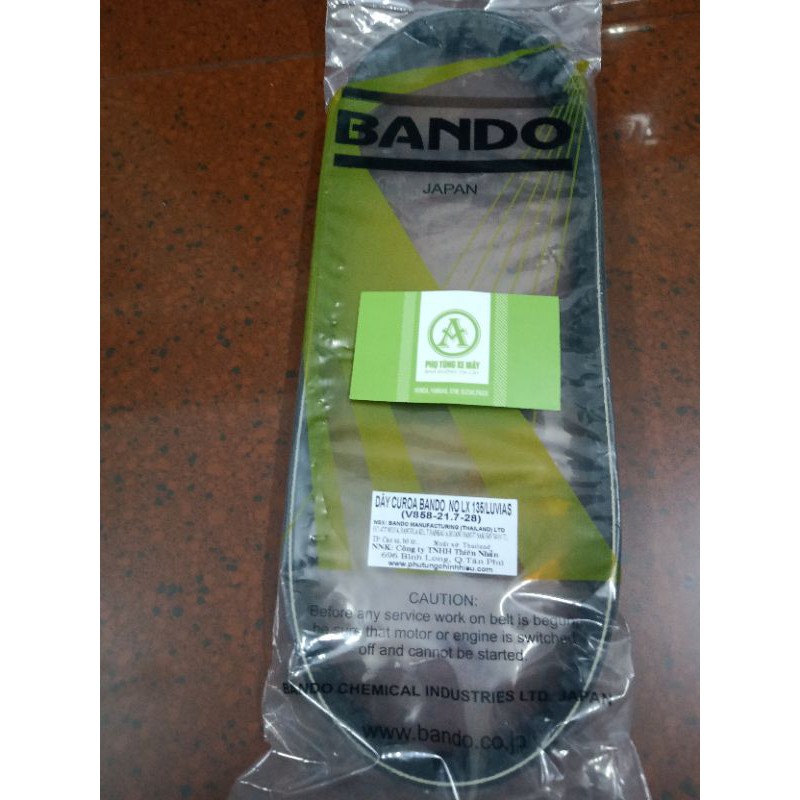 Dây curoa Bando Nouvo LX 135, Luvias