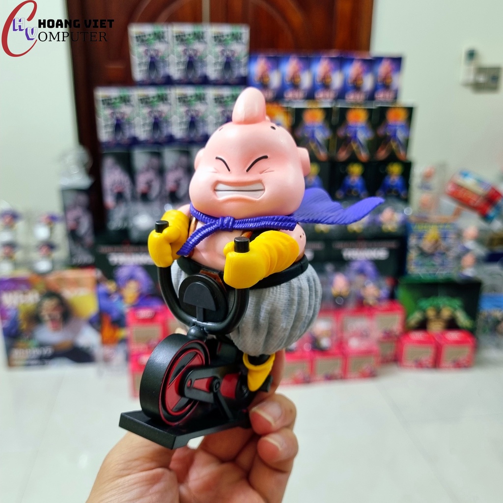 Full bộ mô hình mabuu tập gym siêu dễ thương - Mô hình mới ra mắt Dragon Ball