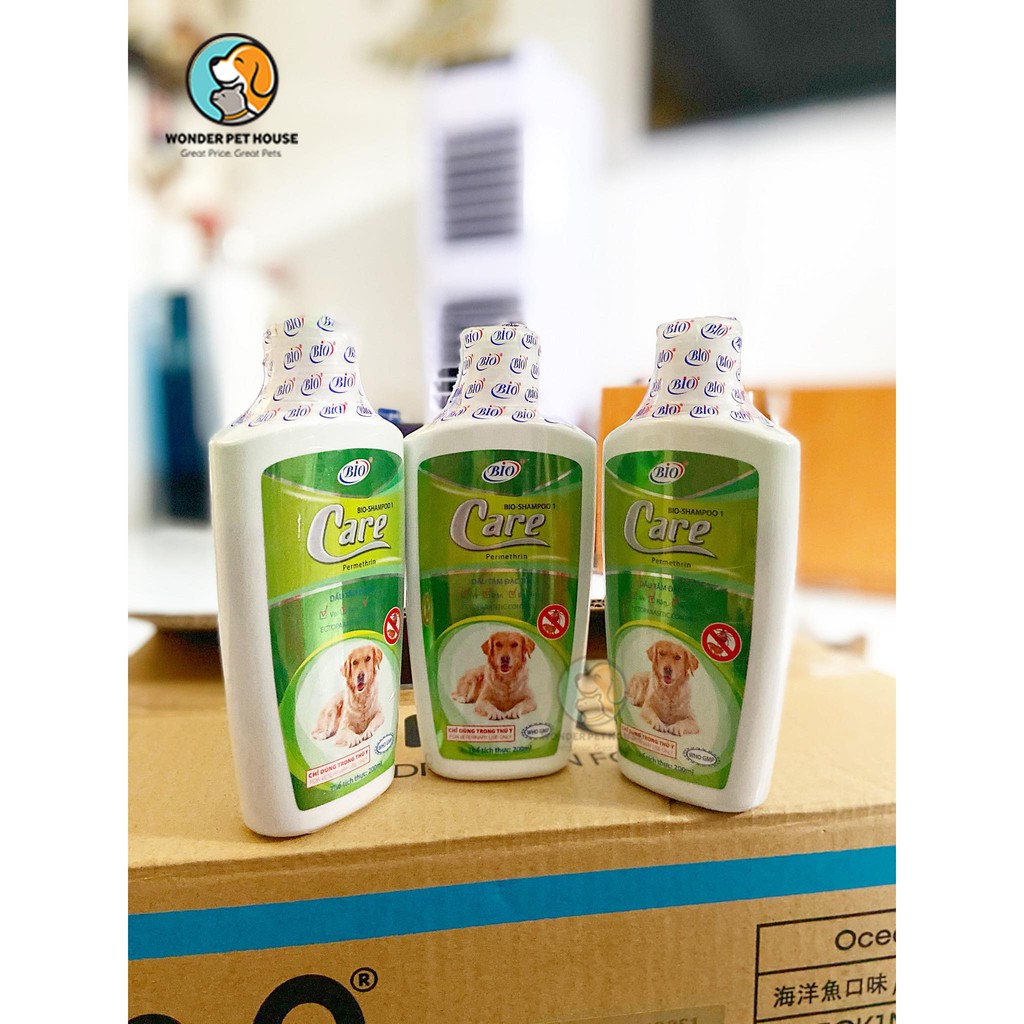 Sữa Tắm Bio Care 200ml ( Đặc trị ve, rận, bọ chét và khử mùi cho chó mèo)