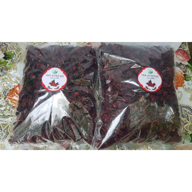 Trà hoa hibicus/atiso đỏ 1kg/2 túi lớn.