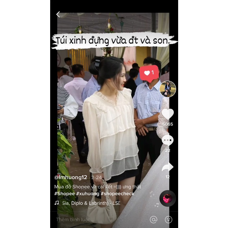 Áo nữ phong cách tiểu thư giống nhimsoc