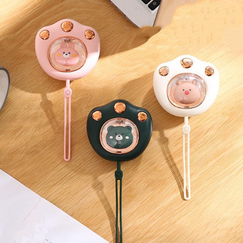 Máy Sưởi Ấm Mini Hình Bàn Chân Mèo, Máy Sưởi Cầm Tay Tích Điện Nhỏ Gọn, Tiện Dụng, Thông Minh Đa Chức Năng Loại 2400mah