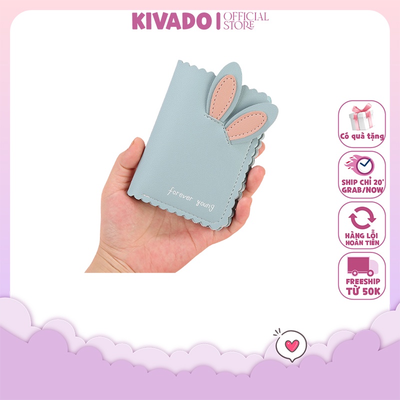 Ví nữ ngắn  mini đẹp cute ngắn đựng tiền  cao cấp nhỏ gọn nhiều ngăn thời trang giá rẻ  KIVADO HZ150