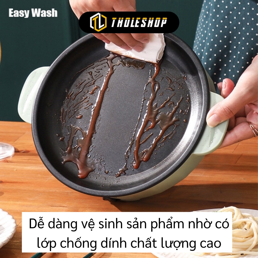 Bếp Nướng Điện - Chảo Nướng Điện Không Khói Mini Chống Dính, Có Thể Xào, Chiên 9778