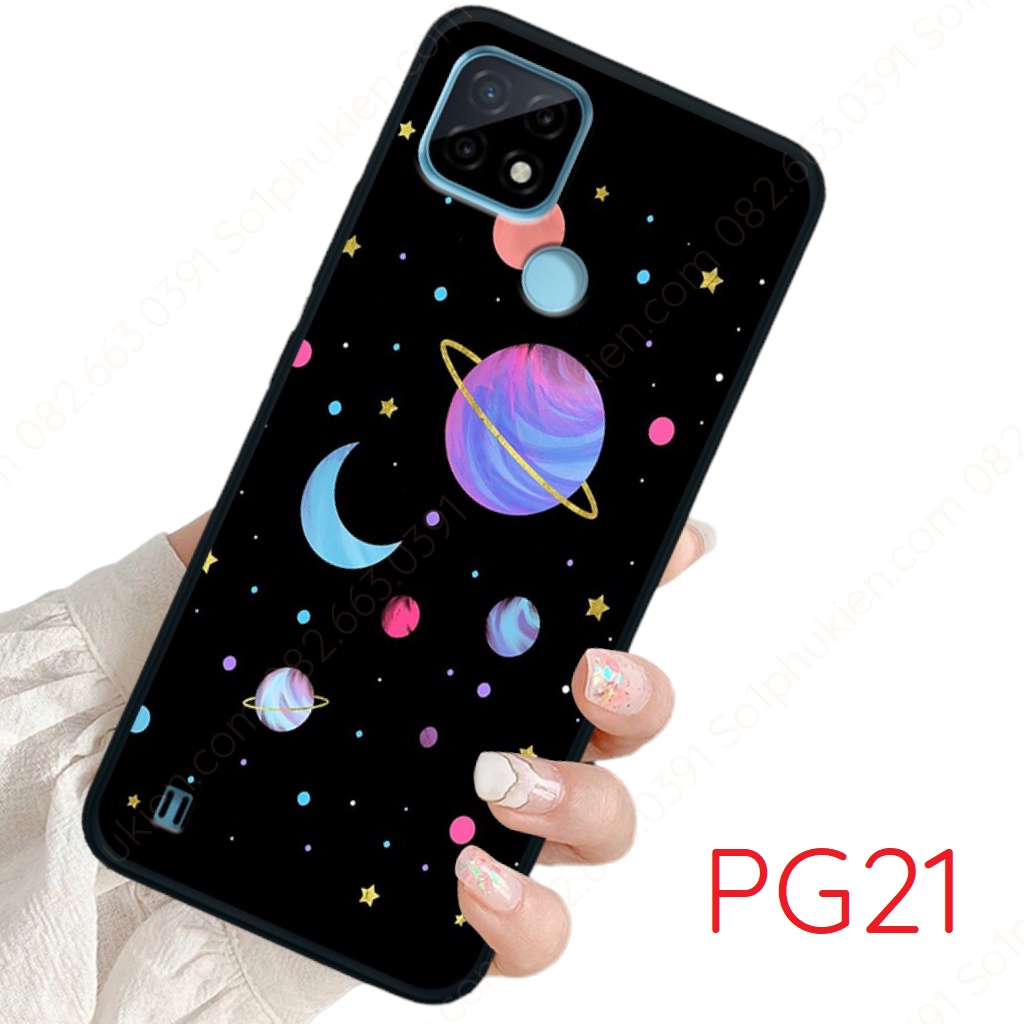 Ốp lưng điện thoại realme C21 C21Y C11 C12 C15 C20 dẻo in hình vũ trụ, ngân hà cực hot