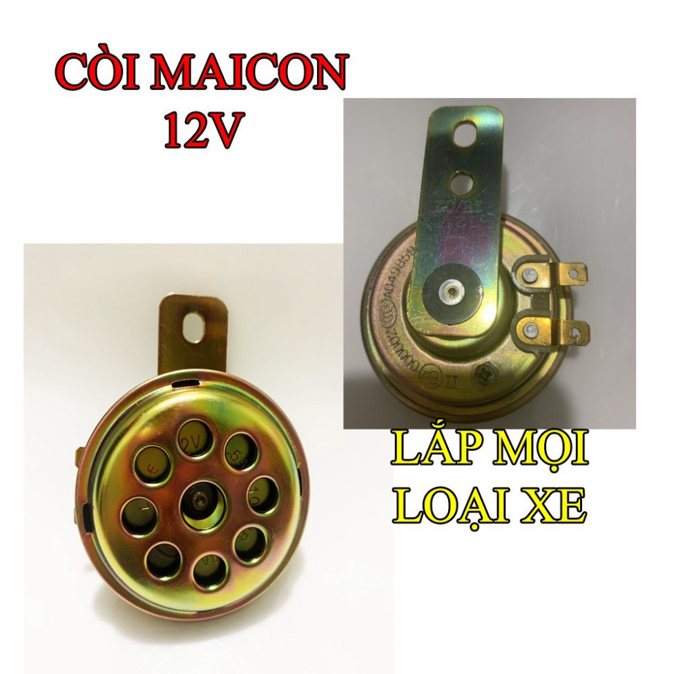 CÒI XE MÁY MAICON 12V ( LẮP MỌI LOẠI XE)- GIÁ 1 CHIẾC