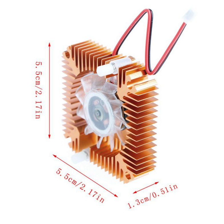 ASD TYAV1 Quạt tản nhiệt máy tính 2-Pin 55mm GPU VGA 12V 0.10A 8 ASD