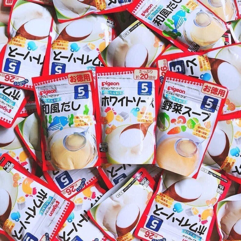 Bột dashi Pigeon cho bé từ 5m