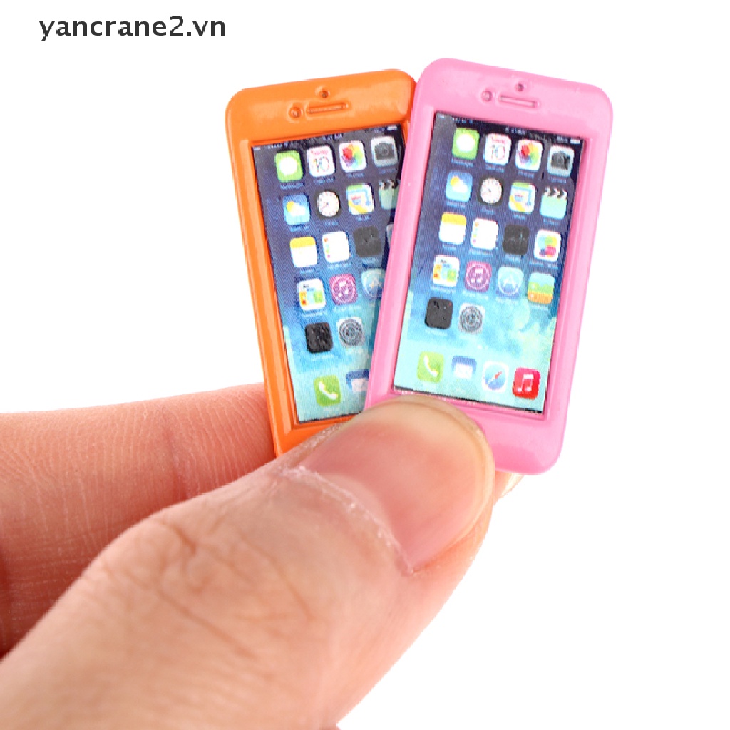 Mô Hình Điện Thoại Di Động Mini Tỉ Lệ 1 / 12 Dễ Thương Cho Búp Bê yancrane2.vn