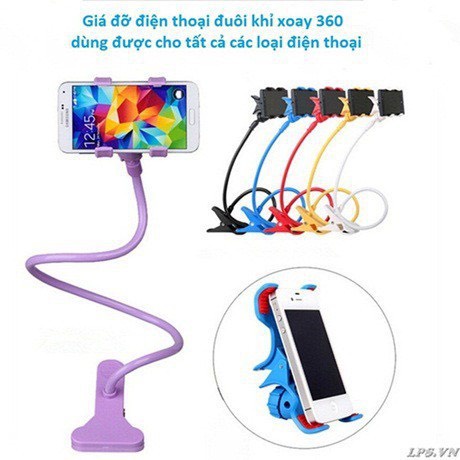 Kẹp điện thoại đuôi khỉ thời trang