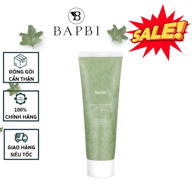 Tẩy Da Chết Huxley Scrub Mask Therapy Tẩy Tế Bào Chết Xương Rồng Mini Hàn Quốc 30g