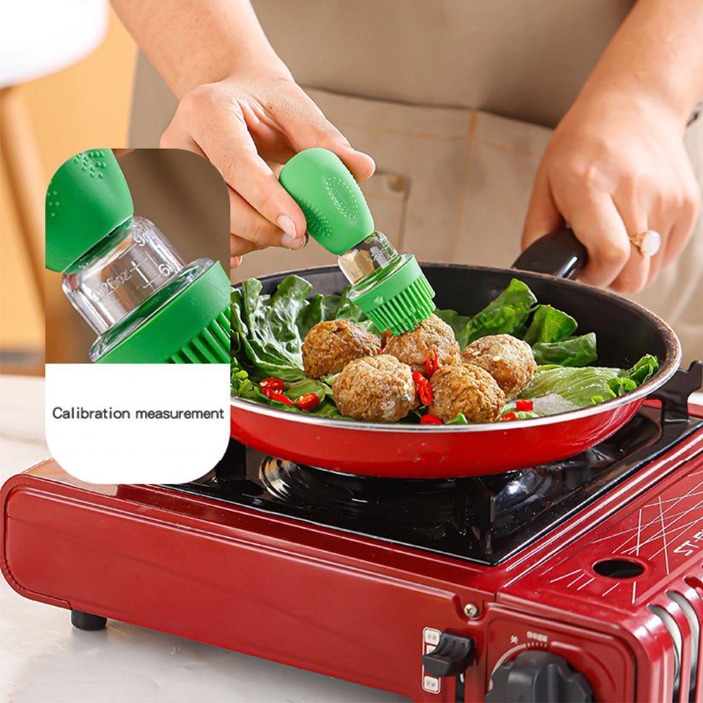 PINEVN Bình Đựng Dầu Ăn Có Đầu Cọ Quét Bằng Silicone Tiện Lợi Dành Cho Nhà Bếp