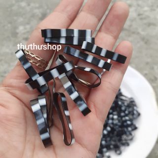  500g thun cột tóc sọc màu (được chọn màu)