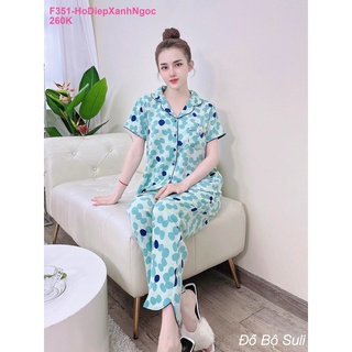 Pijama Lụa Mango Cao Cấp Dài F351 - Đồ Bộ Suli