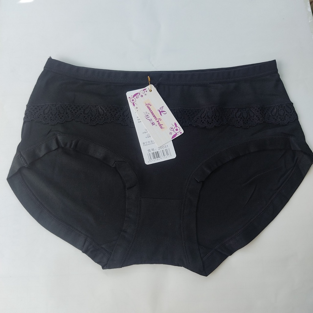 Combo 5 quần lót nữ cạp cao gen bụng nhẹ, quần lót cotton pha ren